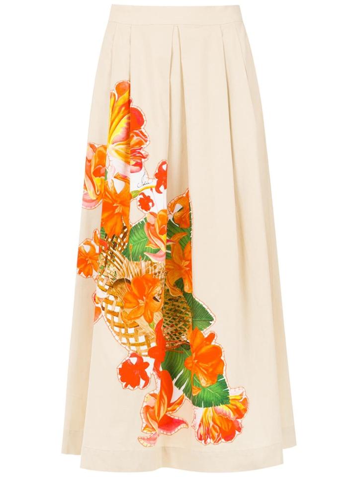 Isolda Rio Midi Skirt - Neutrals