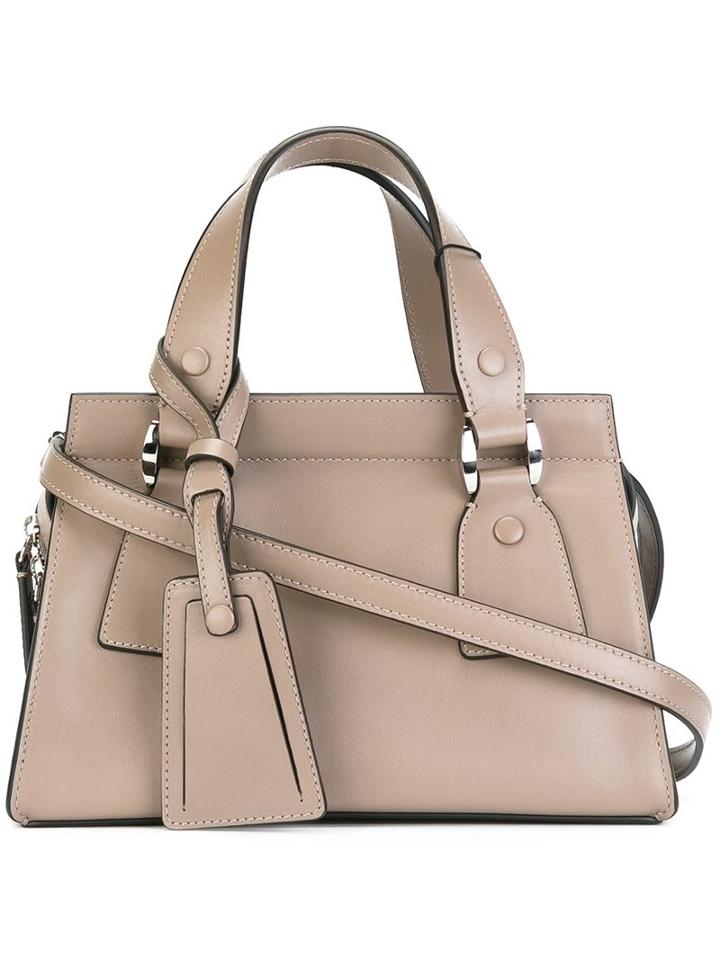 Giorgio Armani Small Tote, Women's, Grey, Leather