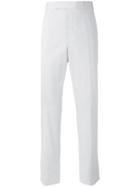 Thom Browne - Rear Strap Trousers - Men - Cotton - 4, Grey, Cotton