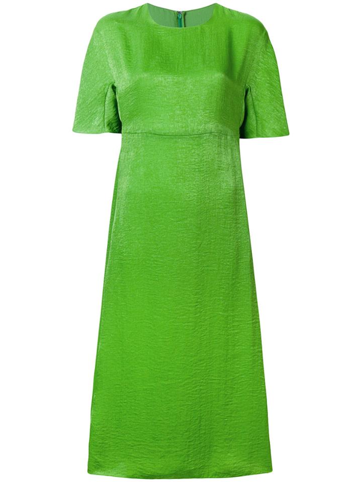 Sies Marjan Round Neck Shift Dress - Green