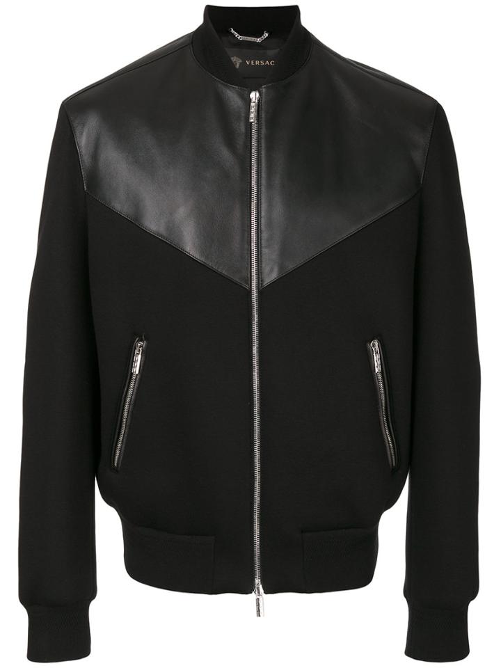 Versace Medusa Head Bomber Jacket - Black