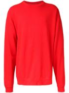 Marka Oversized Sweatshirt, Men's, Size: 2, Red, Cotton