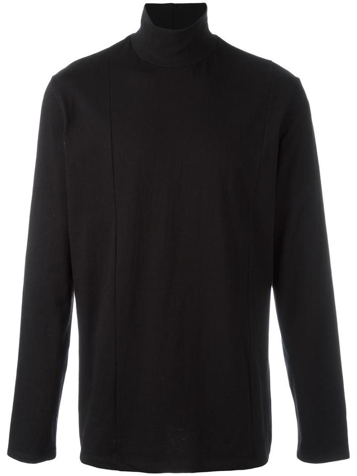 Plac Cutout Turtleneck T-shirt, Men's, Size: Small, Black, Cotton
