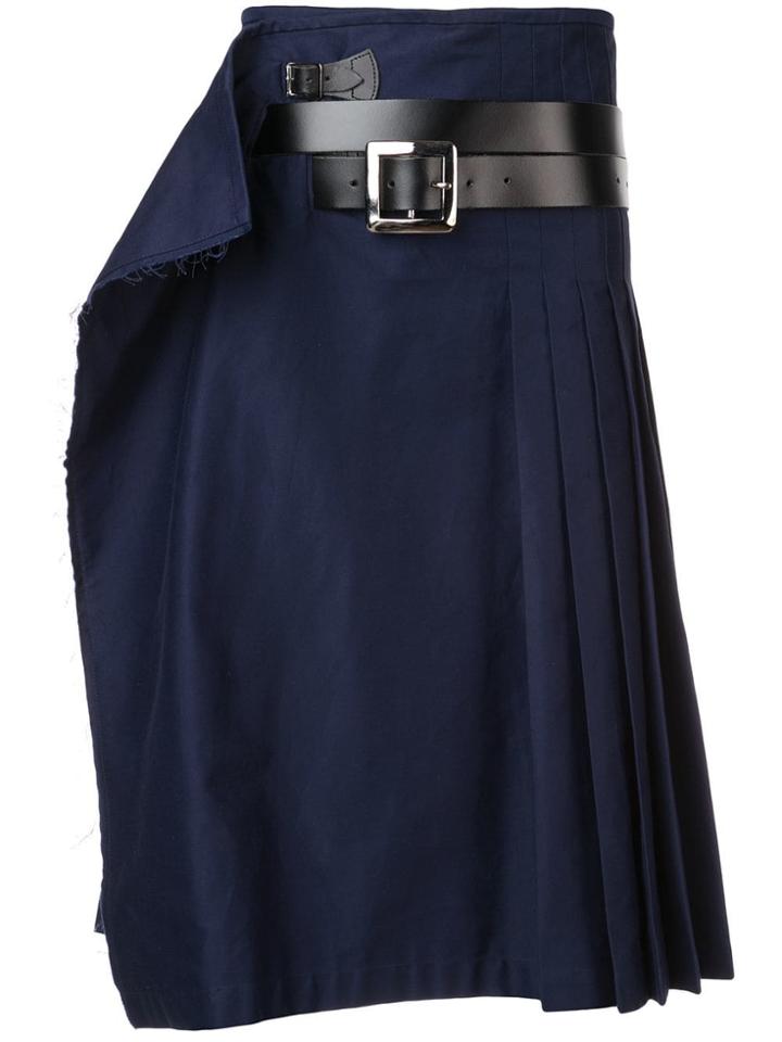 Charles Jeffrey Loverboy Wraparound Kilt - Blue