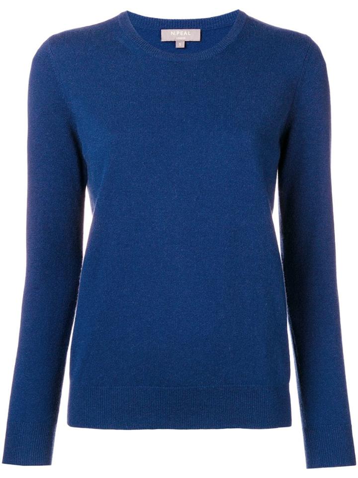 N.peal Superfine Round Neck Sweater - Grey