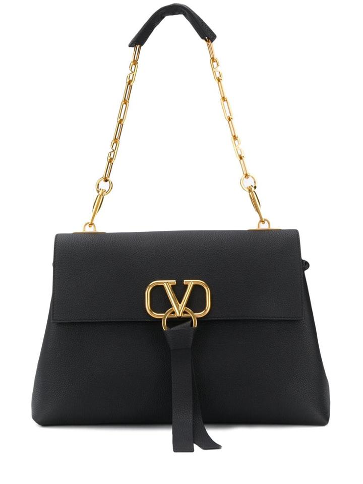 Valentino Valentino Garavani Logo Bag - Black