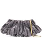 Cecchi De Rossi Gathered Pouchette - Grey