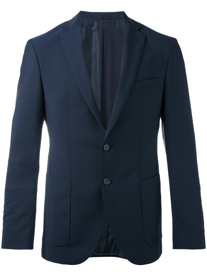 Boss Hugo Boss - Smart Blazer - Men - Cupro/mohair/virgin Wool - 52, Blue, Cupro/mohair/virgin Wool