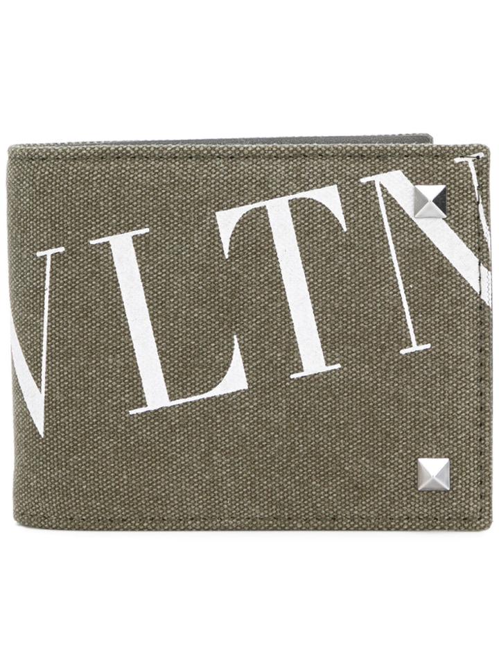 Valentino Valentino Garavani Vltn Bifold Wallet - Green