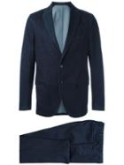 Pal Zileri Denim Suit, Men's, Size: 56, Blue, Cotton/spandex/elastane/polyamide
