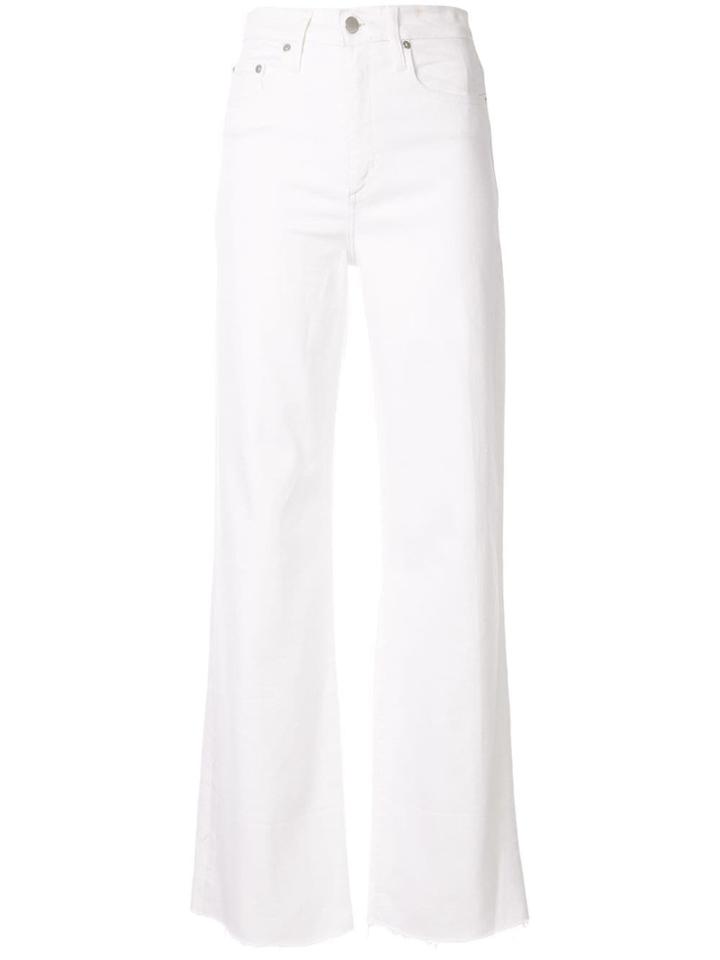 Nobody Denim Milla Wide Leg Jeans - White