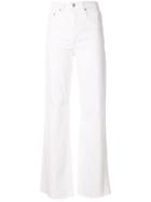 Nobody Denim Milla Wide Leg Jeans - White