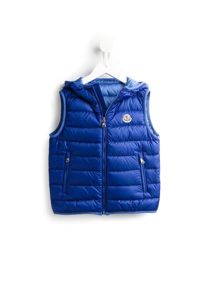 Moncler Kids Morellet Padded Gilet, Boy's, Size: 12 Yrs, Blue