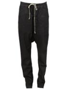 Rick Owens Drkshdw Coated Drop Crotch Trousers