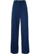 Ports 1961 Side Stripe Trousers, Women's, Size: 44, Blue, Polyamide/wool/virgin Wool