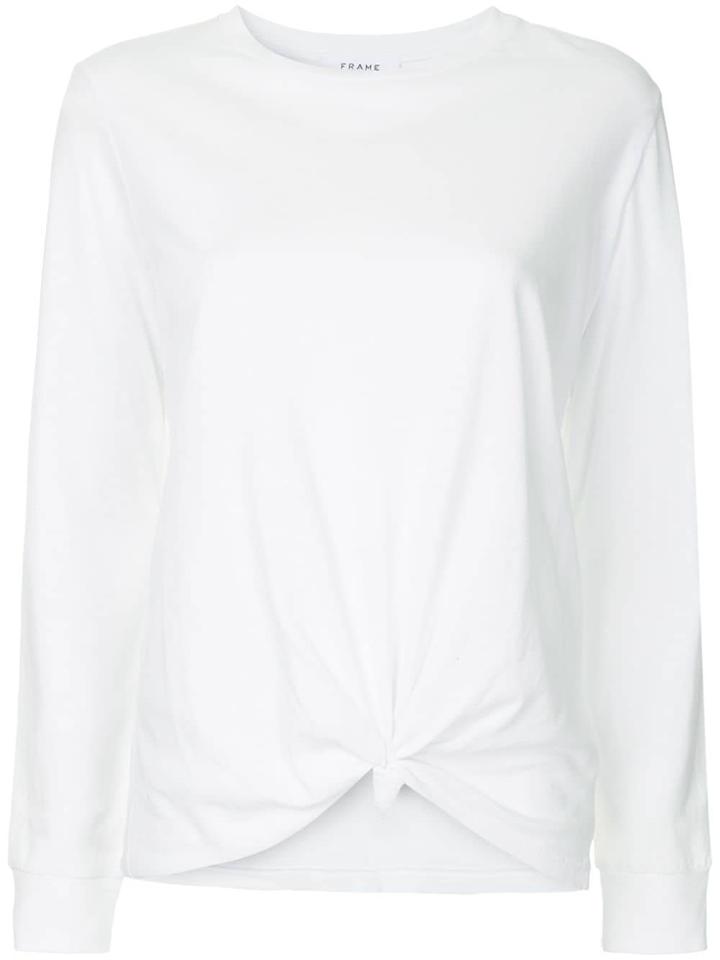 Frame Tie Up T-shirt - White