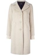 Twin-set Single Breasted Coat, Women's, Size: Xxs, Nude/neutrals, Acrylic/polyamide/polyester/other Fibers
