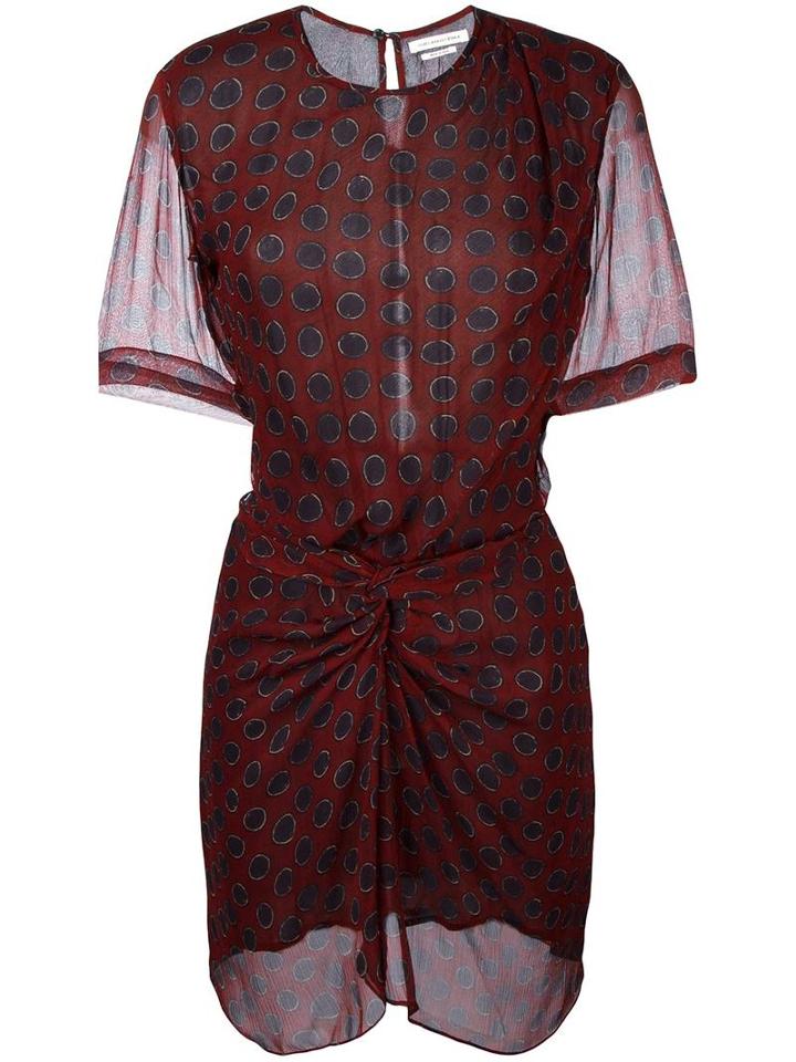 Isabel Marant Étoile 'barden' Dress, Women's, Size: 38, Red, Silk/viscose