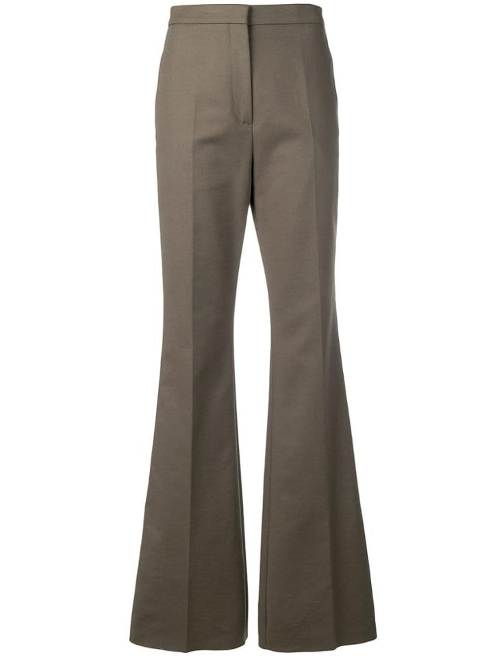 Rochas Tailored Flared Trousers - Green