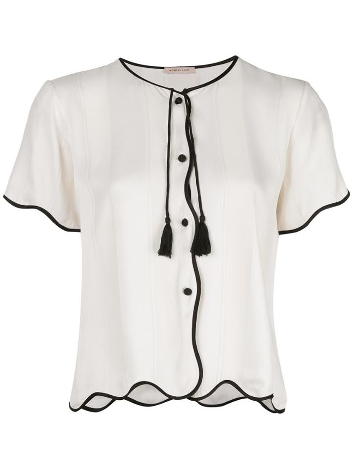 Morgan Lane Beatrice Blouse - White
