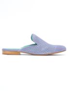 Blue Bird Shoes Suede Mules - Purple