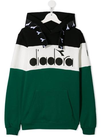 Diadora Junior Logo Hoody - Green