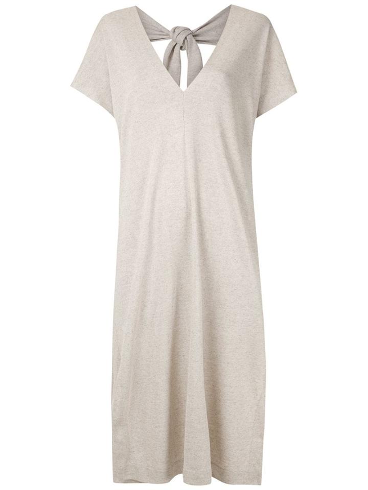 Osklen Rustic Raw Midi Dress - Grey