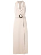 Framed High Tailoring Midi Dress - Neutrals
