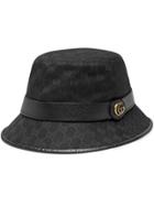 Gucci Gg Canvas Bucket Hat - Black