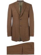 Romeo Gigli Vintage Checked Suit - Brown