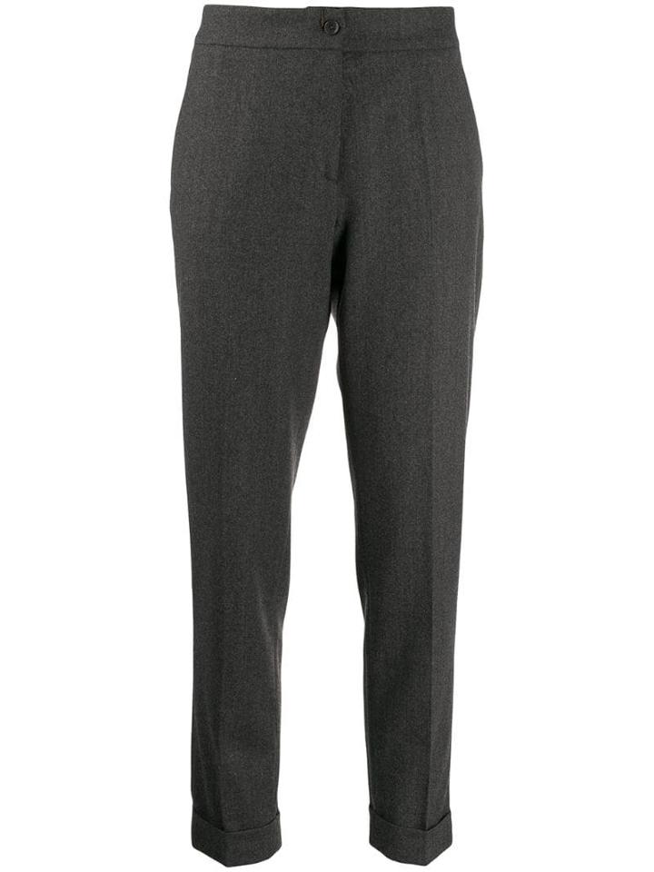 Etro Turn Up Hem Trousers - Grey