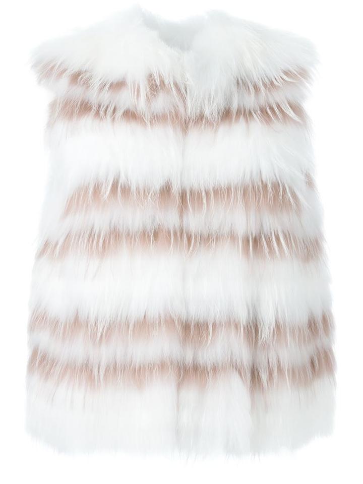 Yves Salomon Fox And Raccoon Fur Gilet
