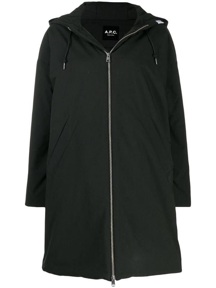 A.p.c. Storm Parka Coat - Black