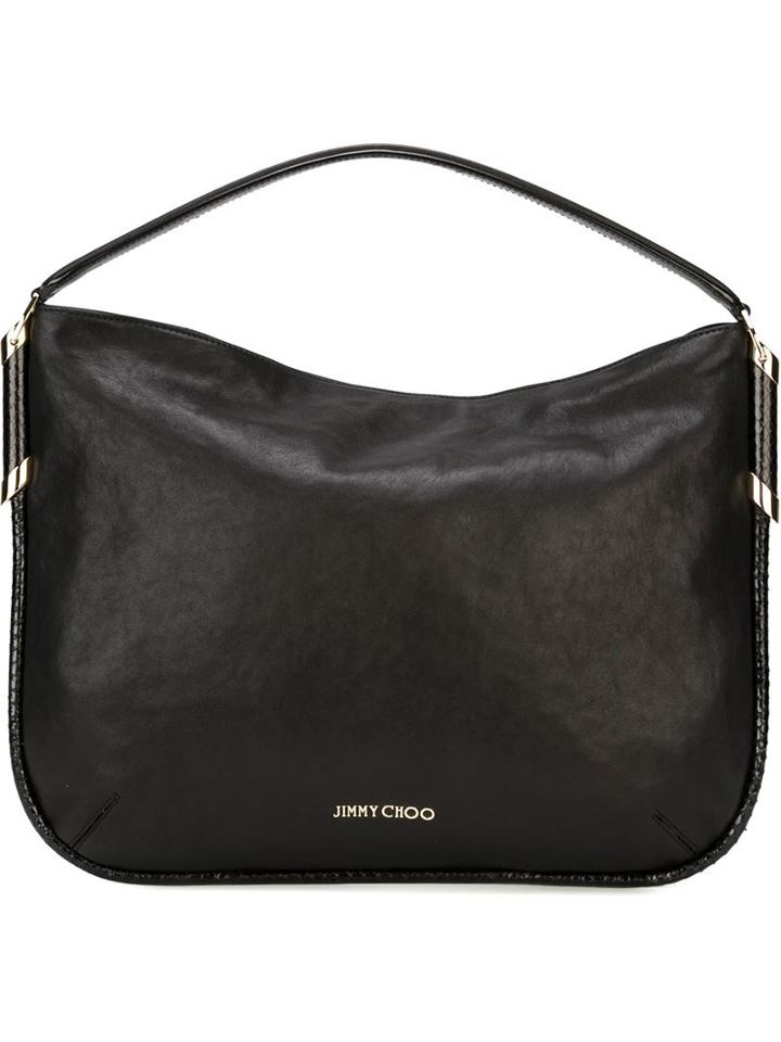 Jimmy Choo 'zoe' Shoulder Bag, Women's, Black