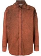 Wooyoungmi Faded Denim Shirt - Orange