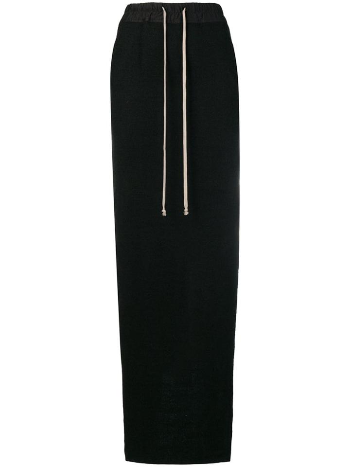 Rick Owens Fitted Full Skirt - Black