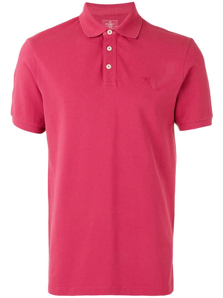 Hackett - Classic Polo Top - Men - Cotton/spandex/elastane - L, Red, Cotton/spandex/elastane