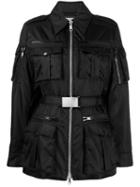Prada Military Belted Jacket - Black