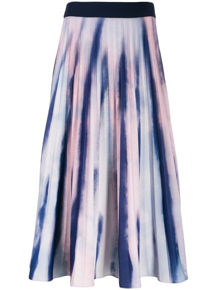 Ssheena Pleated Midi Skirt - Pink