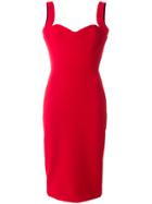 Victoria Beckham Fitted Dress - Red