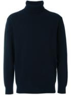 Soulland 'rhodes' Turtleneck Sweater, Men's, Size: Medium, Blue, Wool