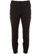 Alexander Mcqueen Lace-up Detail Skinny Trousers - Black
