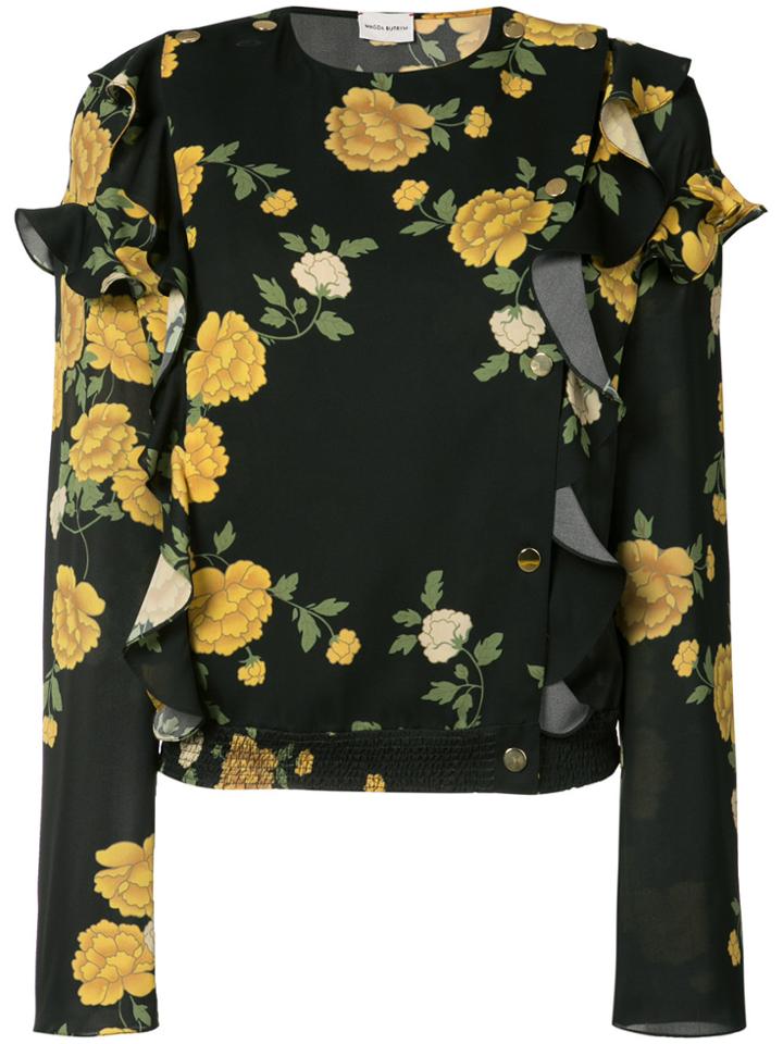 Anna Sui Lace Sheer Blouse - Black