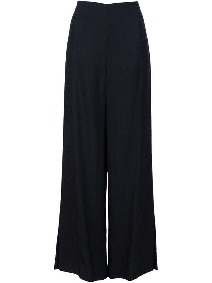 Rosetta Getty Palazzo Trousers - Black
