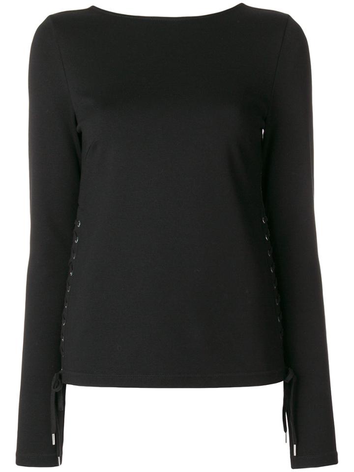 Mcq Alexander Mcqueen Long Sleeve Top - Black