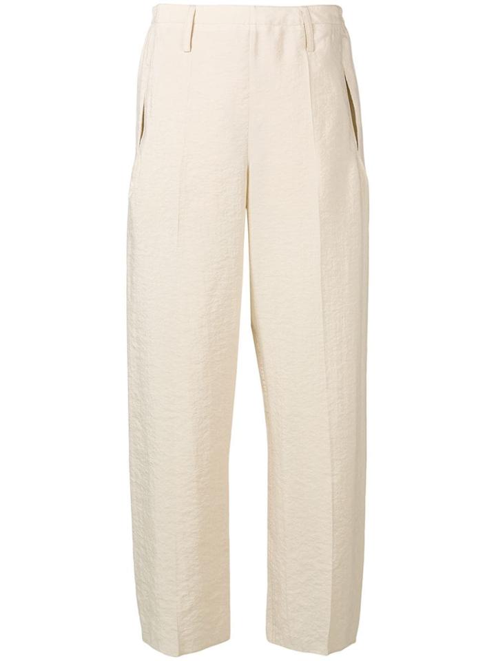 Lemaire Loose Fit Palazzo Trousers - Neutrals