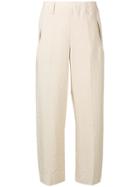 Lemaire Loose Fit Palazzo Trousers - Neutrals