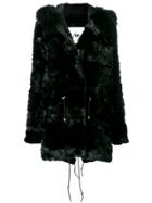 Furs66 Mink Fur Parka - Black