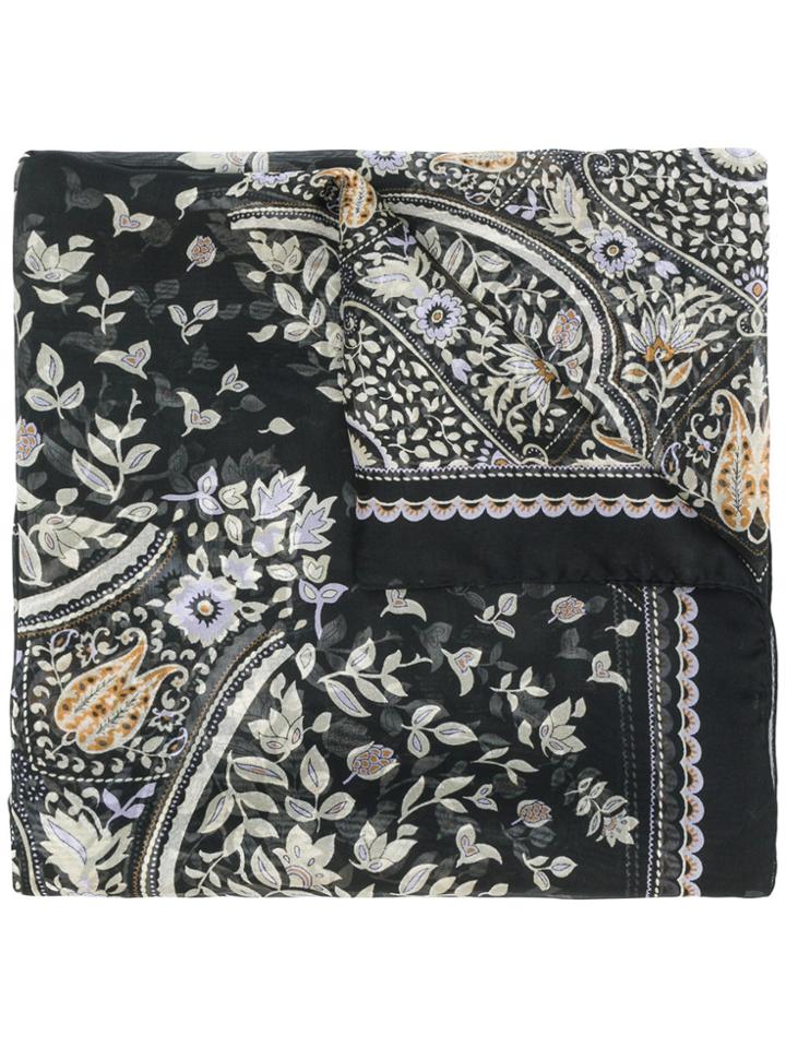 Max Mara Studio Floral Print Scarf - Multicolour