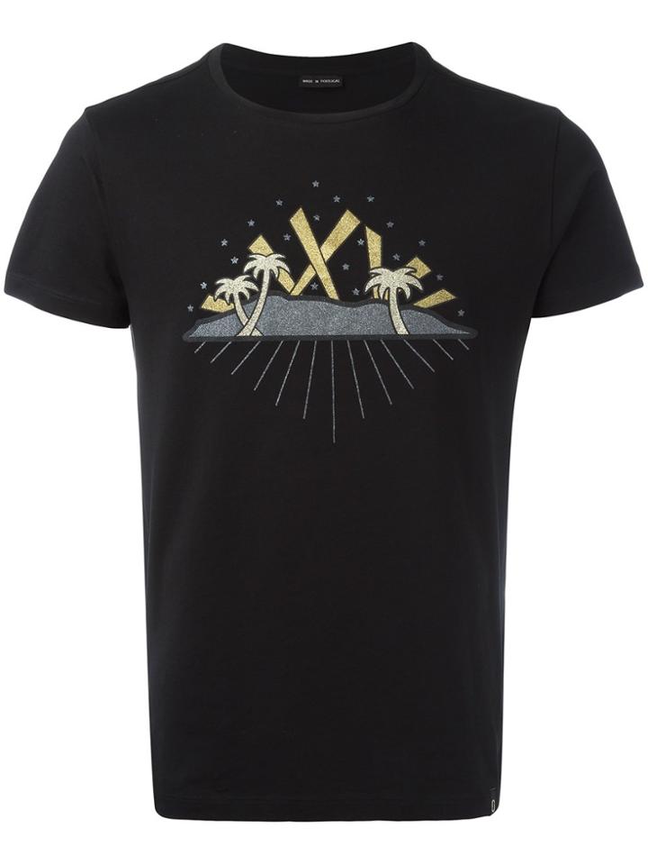 Marc Jacobs Palm Tree Print T-shirt - Black
